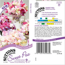 Suttons Sweet Pea Seeds - 3 Varieties