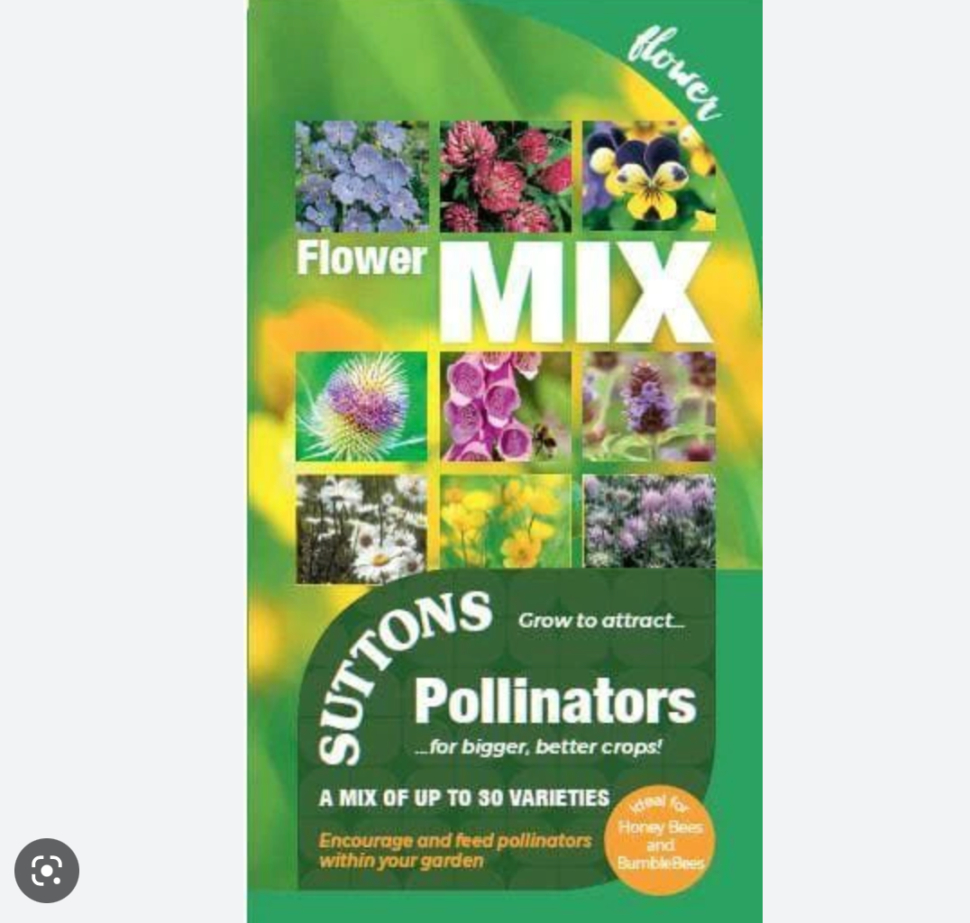 Suttons 'Pollinators' - Nasturium, Flower Mix, Californian Poppy & Mint Seeds