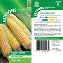 Suttons Sweet Corn Seeds - 2 Varieties