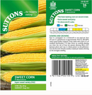 Suttons Sweet Corn Seeds - 2 Varieties