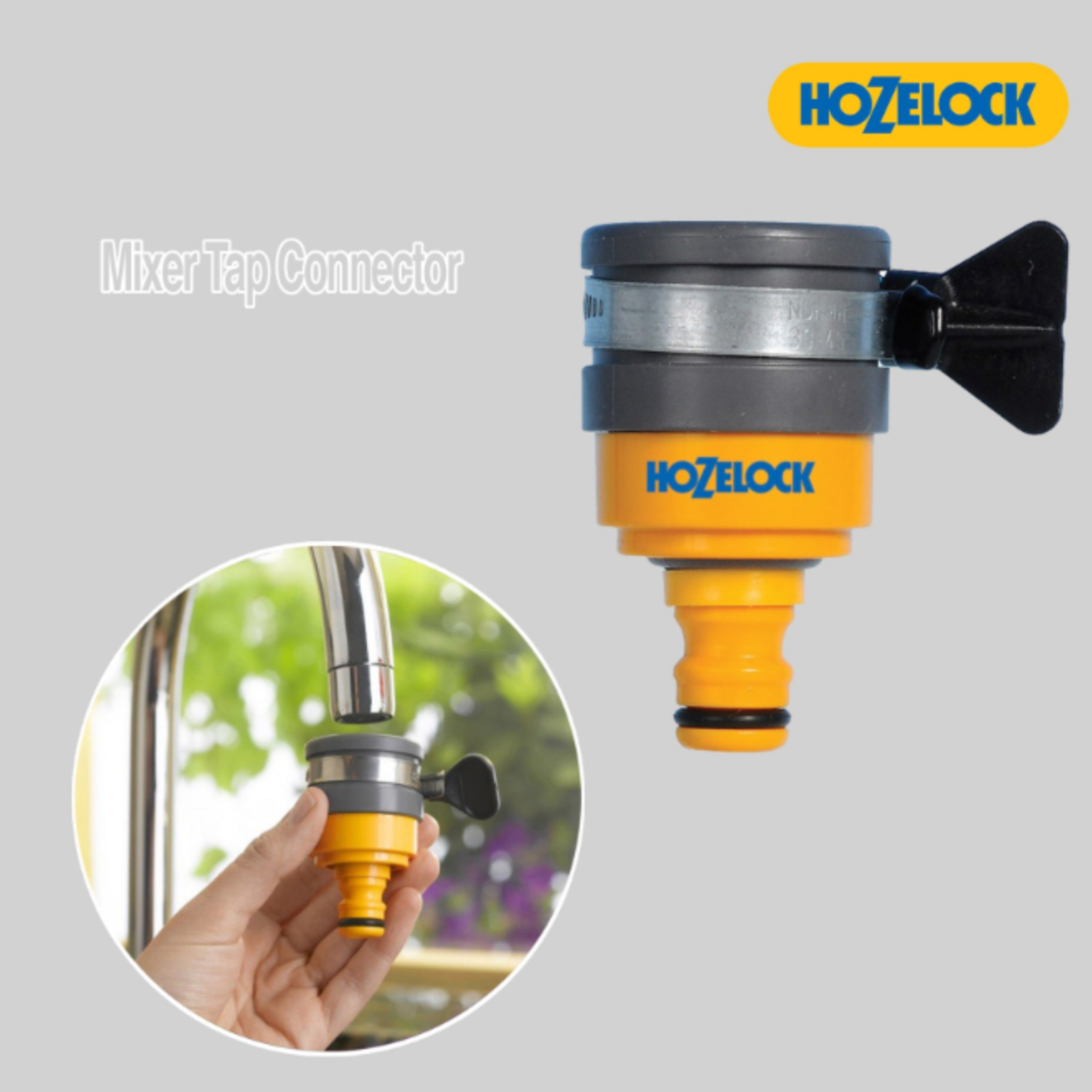 Hozelock 2176 Round Tap Connector - 18mm Max