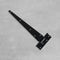 Gate Shed Door Tee Hinge 300mm / 12" - Black