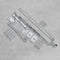Adjustable Field Gate Hinge Set Galvanised Hanging With Bolts 600mm 24"