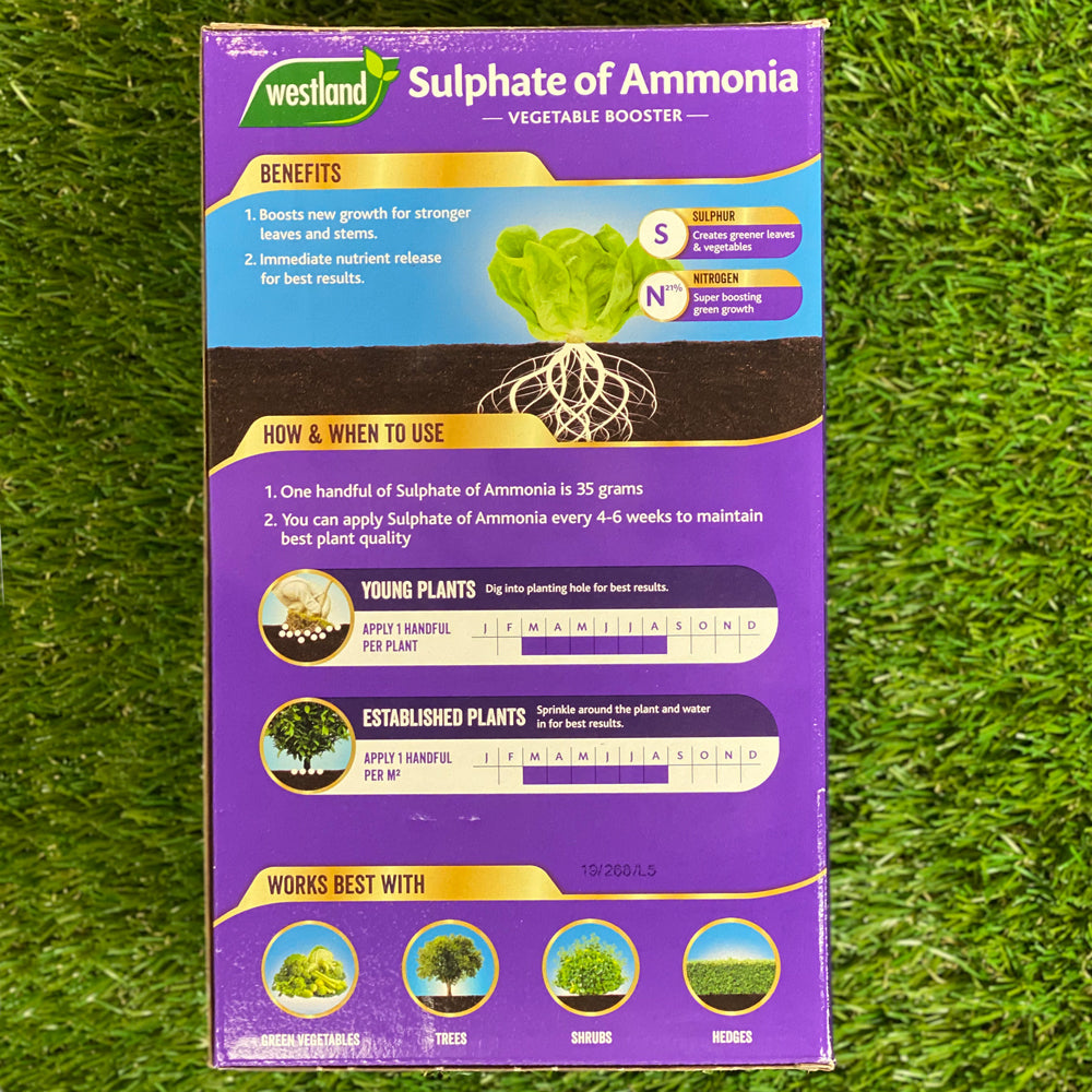 Westland Sulphate of Ammonia Vegetable Booster - 1.5kg