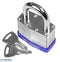 10x Bluekey Heavy Duty Laminated Steel Keyed Alike 50mm Padlocks HS-LS50-KA