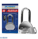 10x Bluekey Maximum Security Solid Steel Body Round Keyed Alike 55mm Padlocks MS-RS55L-KA