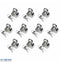 10x Bluekey Maximum Security Solid Steel Body Round Keyed Alike 55mm Padlocks MS-RS55L-KA