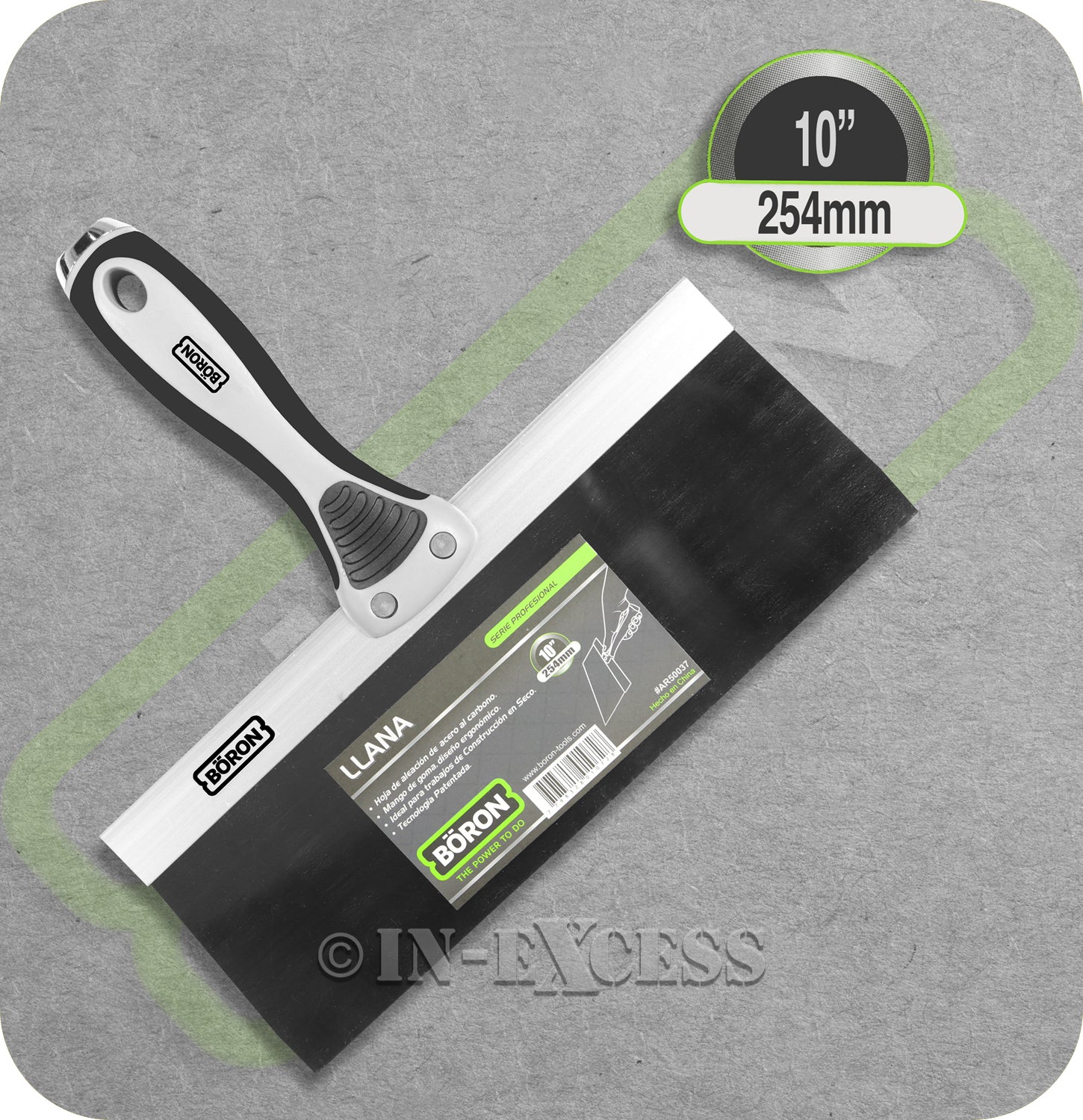 Boron Professional Tools Flat Drywall Taping Knife - 10" (254mm)
