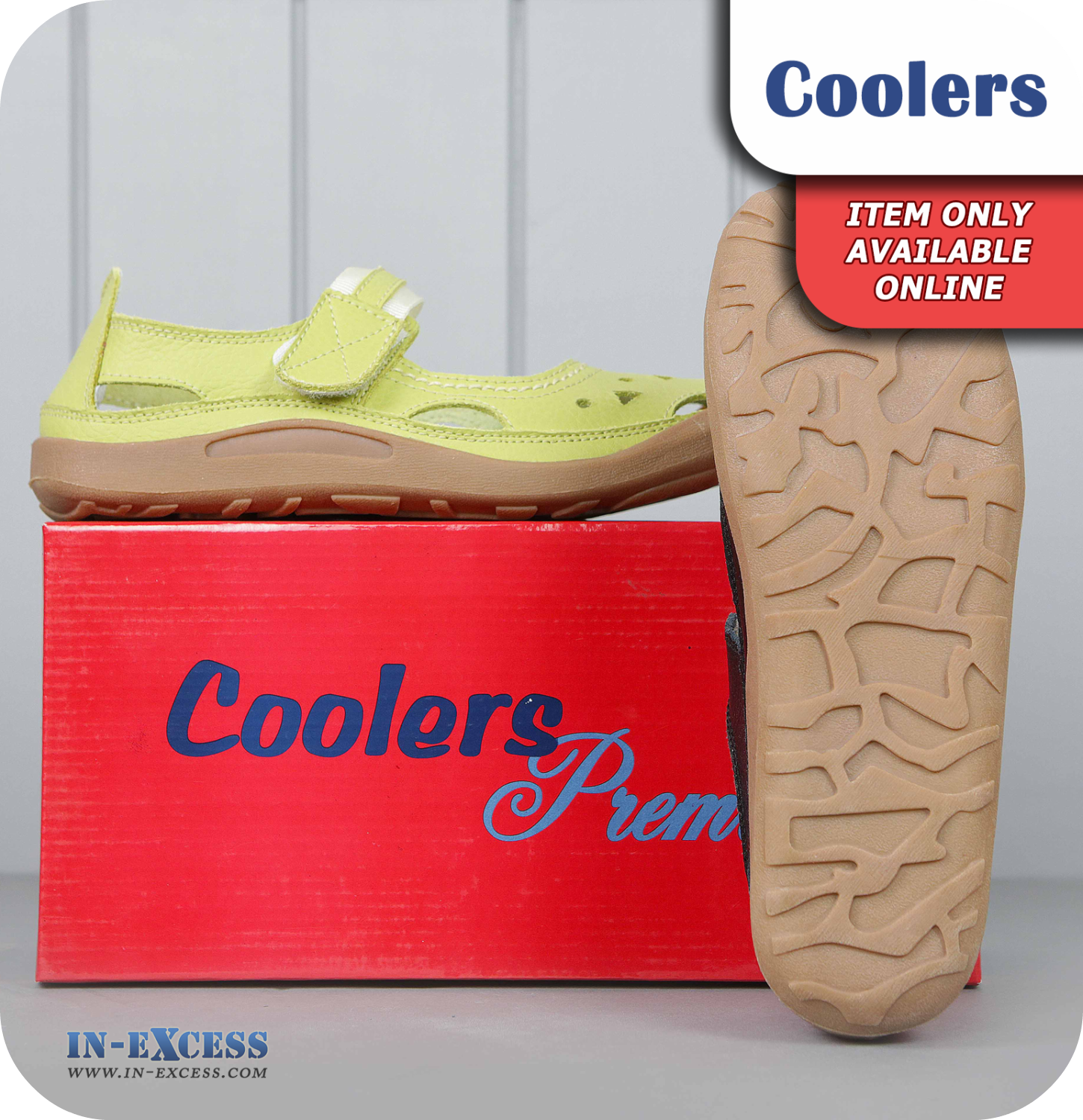 Coolers Premier Leather Sandals - Green