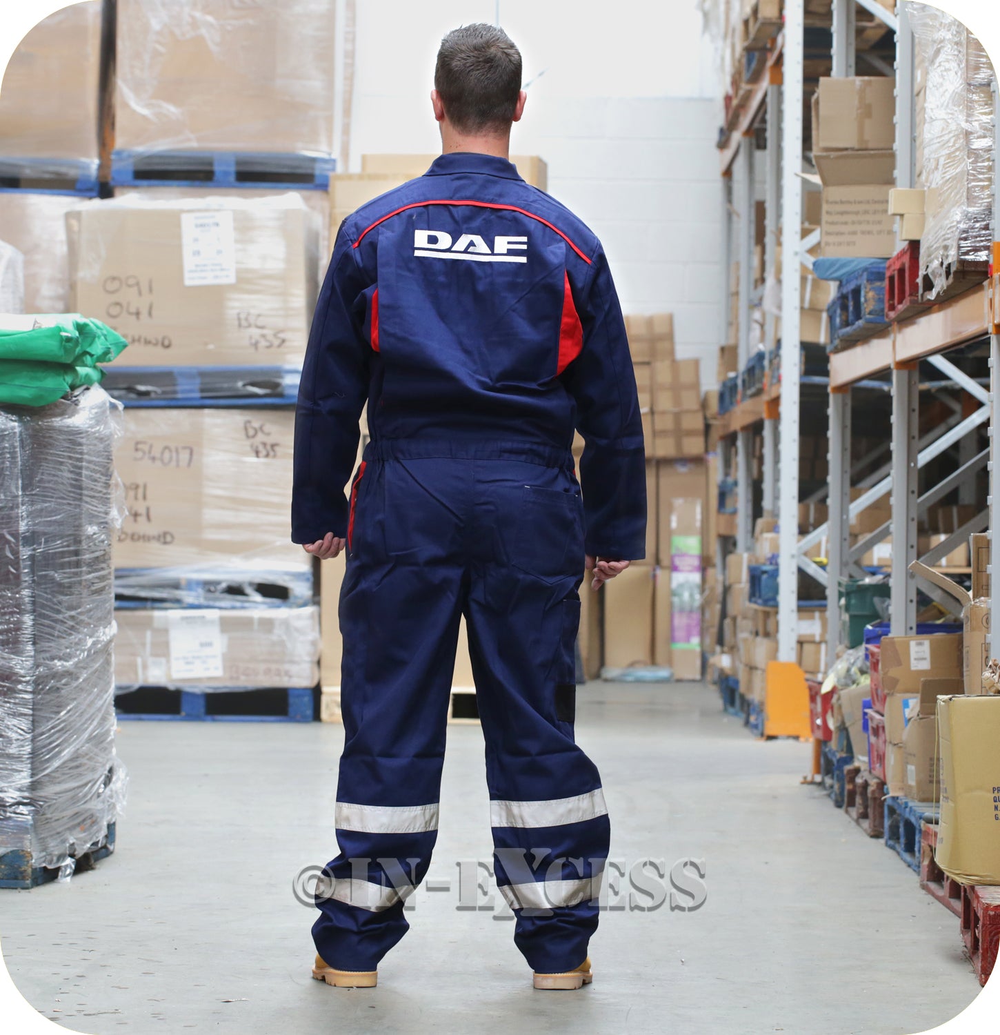 DAF Heavy Duty Mechanics Boiler Work Wear Overalls - Navy Blue