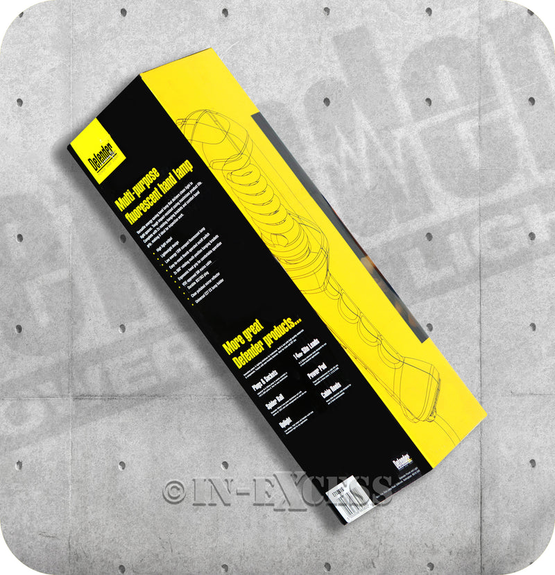 Defender Compact Multi Purpose Fluorescent Hand Lamp - 240V