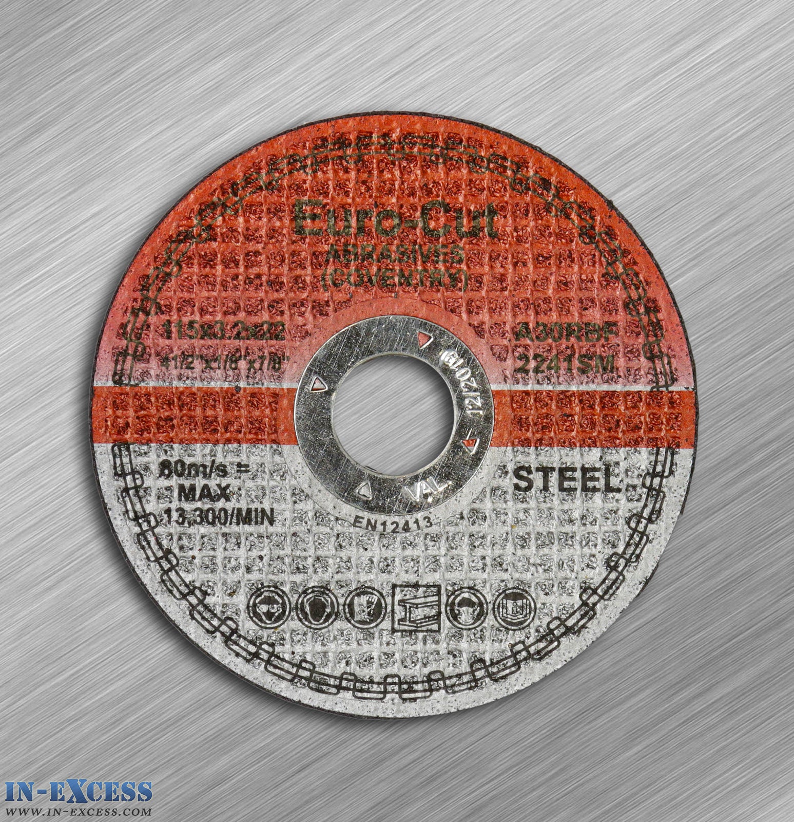 Euro-Cut Steel Cutting Disc 115mm