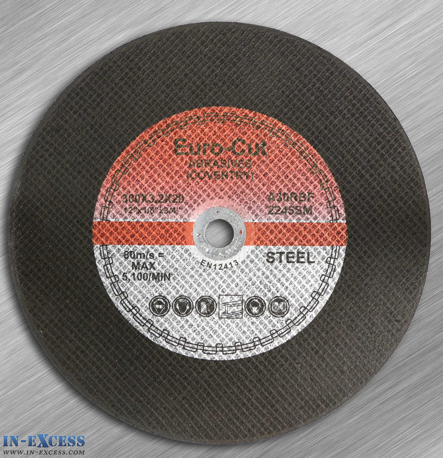 Euro-Cut Steel Cutting Disc 300mm
