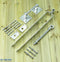 Adjustable Field Gate Hinge Set Galvanised Hanging With Bolts 600mm 24"