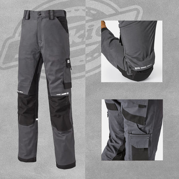 Dickies - GDT Premium Trousers Direct Grey/Black In-Excess –