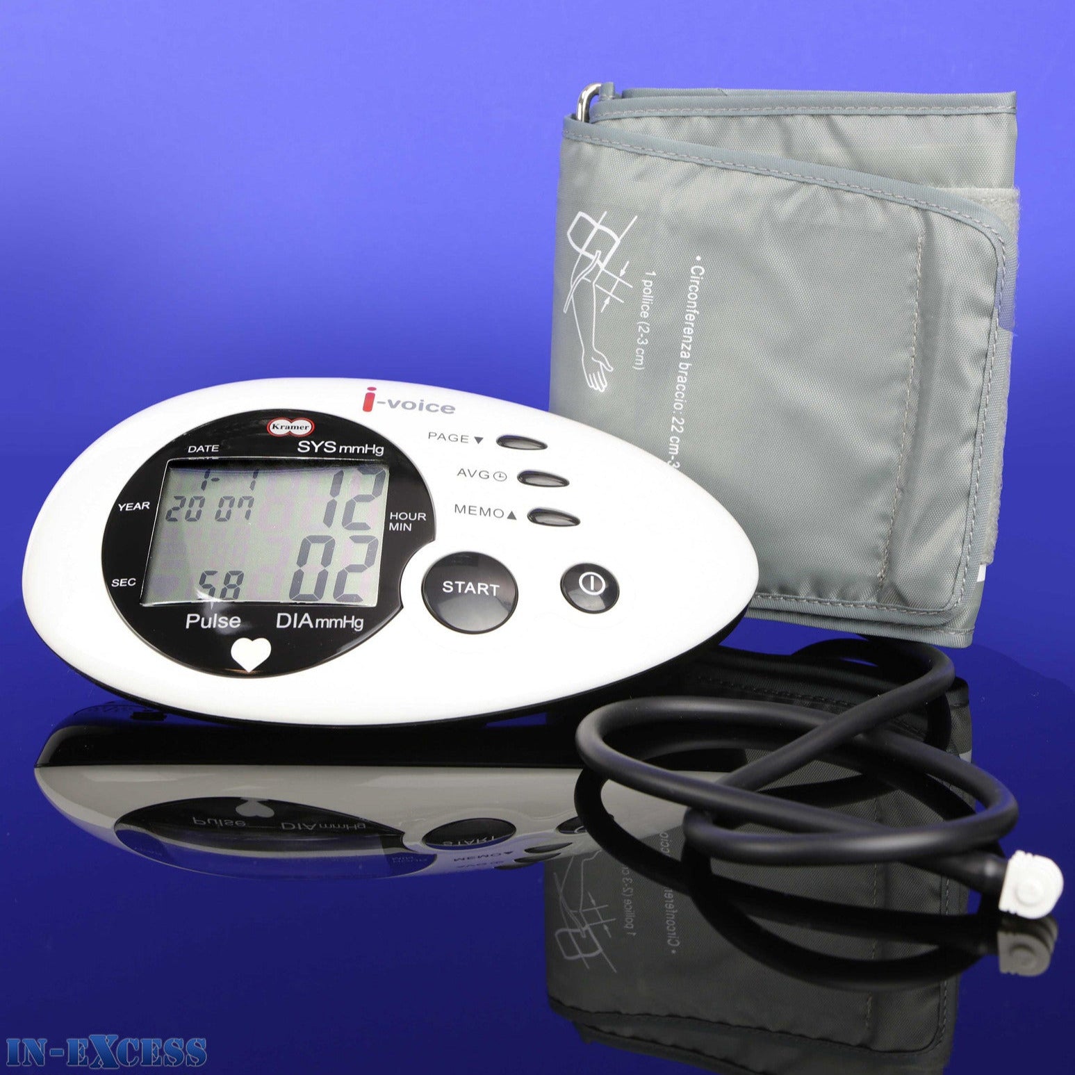 Kramer I-Voice Automatic Talking Digital Arm Blood Pressure Monitor