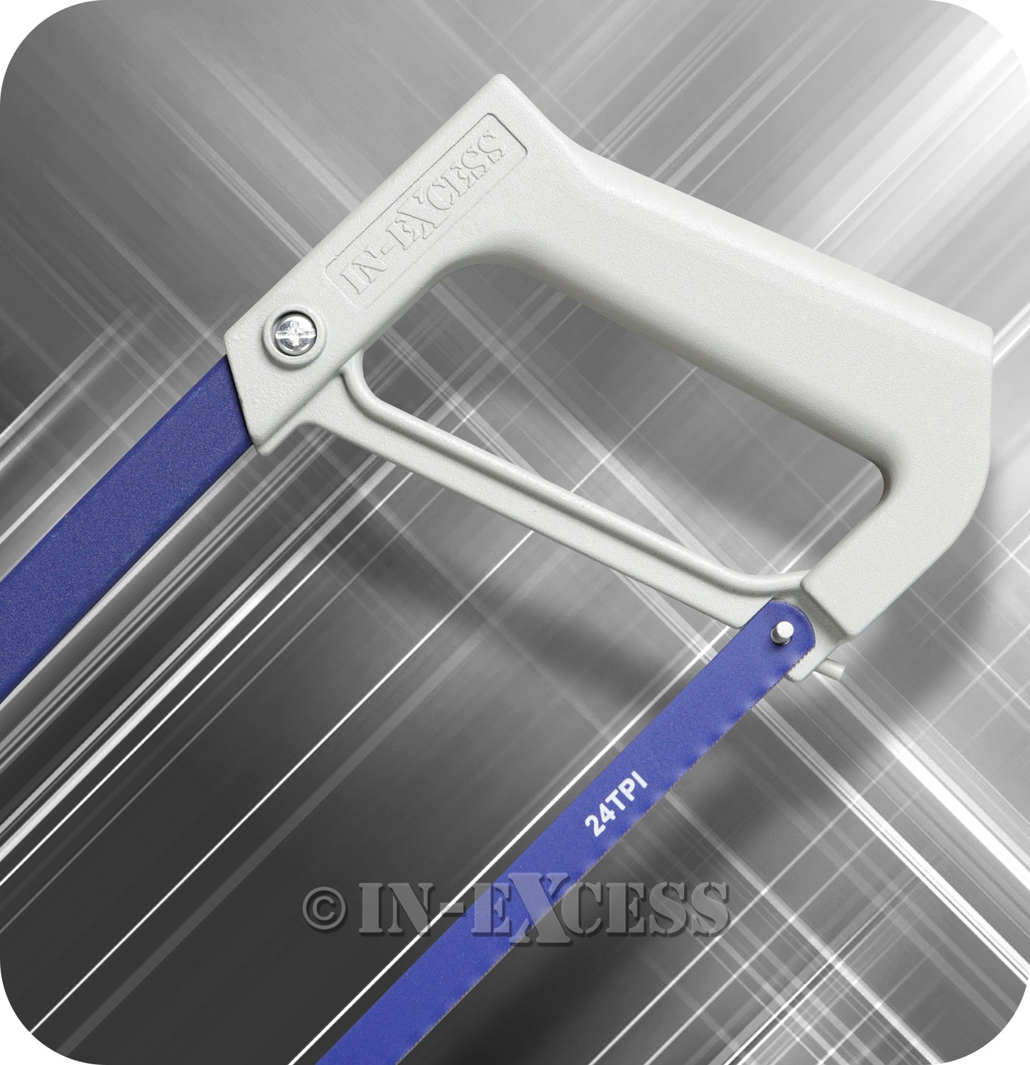 In-Excess Excel Hacksaw With Bi-Metal Hacksaw Blade 24TPI - 305mm (12")