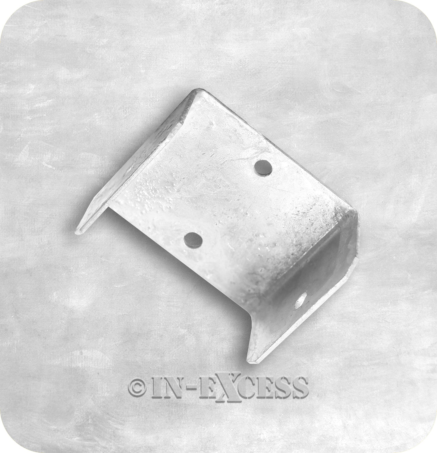 In-Excess Hardware Galvanised Fence Panel Fixing Fencing U-Clips - 55mm