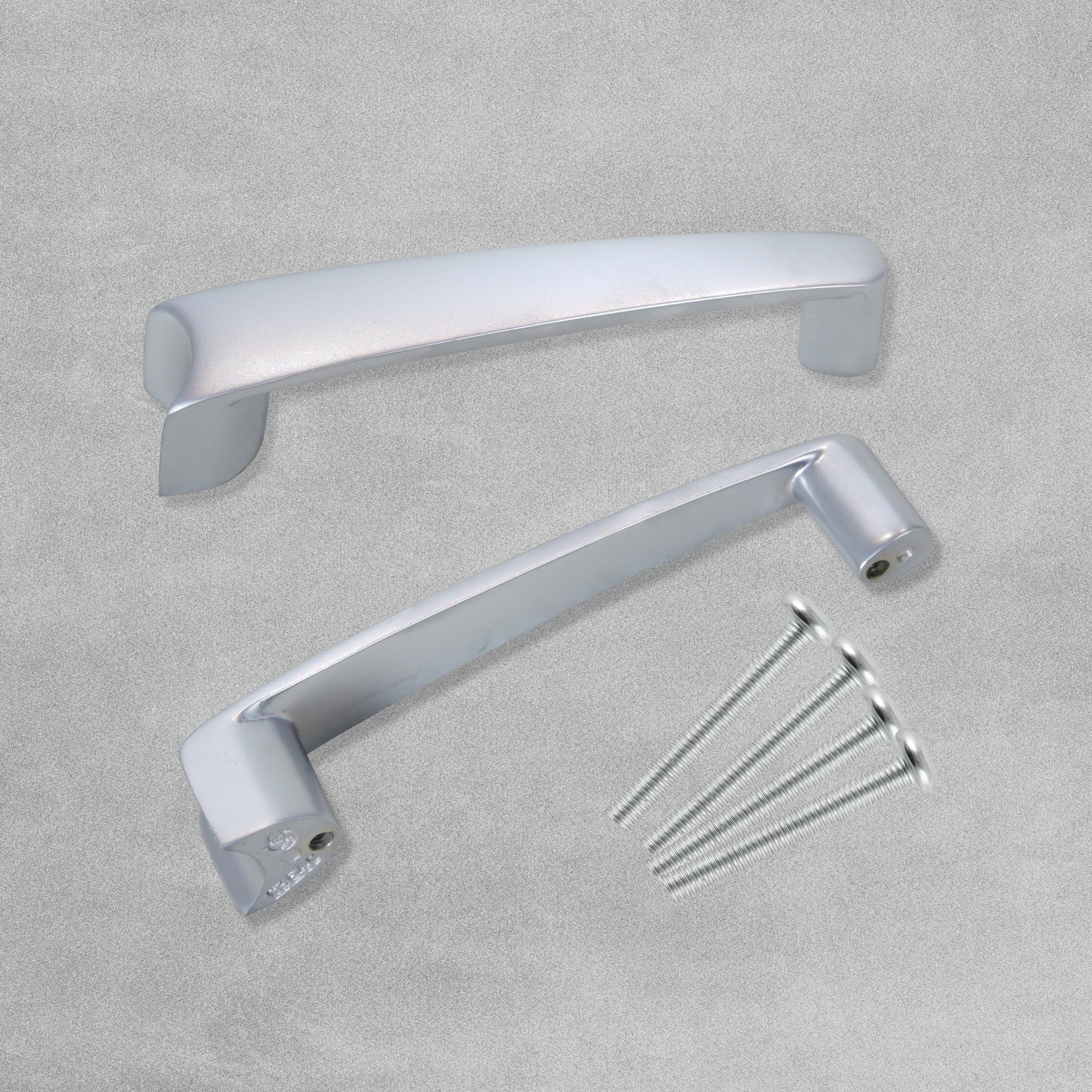 In-Excess Hardware Vogue Kitchen Cupboard Pull Handles Polished Nickel (Pair)