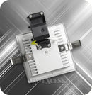 In-Excess Satin Square Recessed G9 Capsule Downlight - Grated