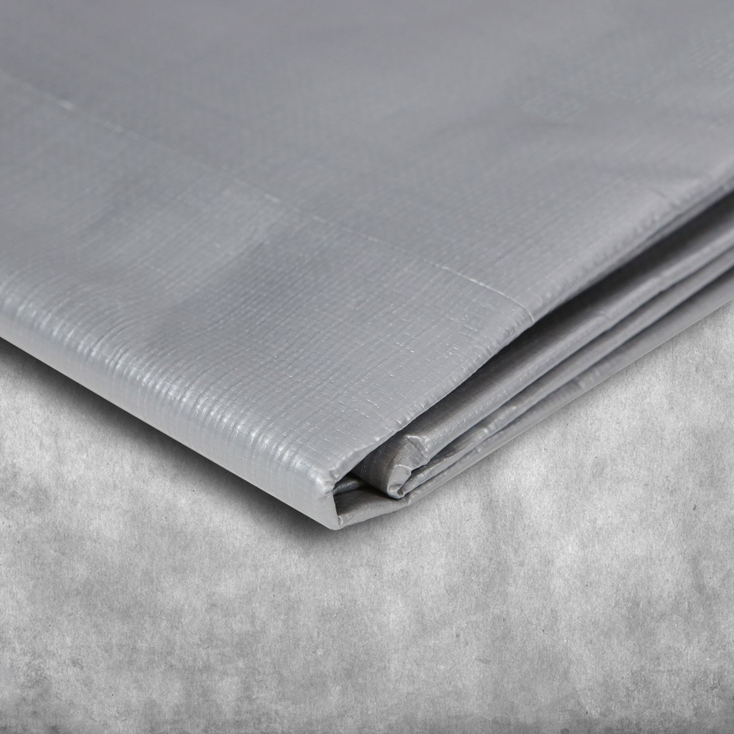 Perimeter Heavy Duty Tarpaulin Silver - 3.5 x 5.4 Metres