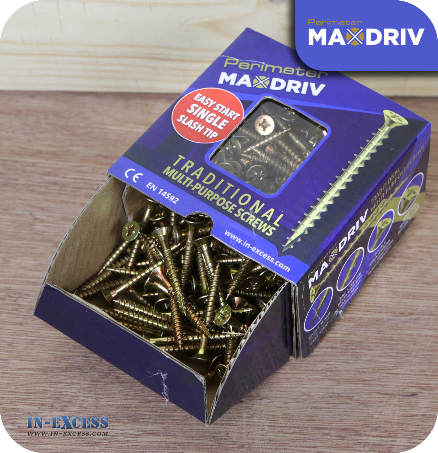 Perimeter MaxDriv Traditional Multi Purpose Screws 4.5 x 40mm - Pack of 200