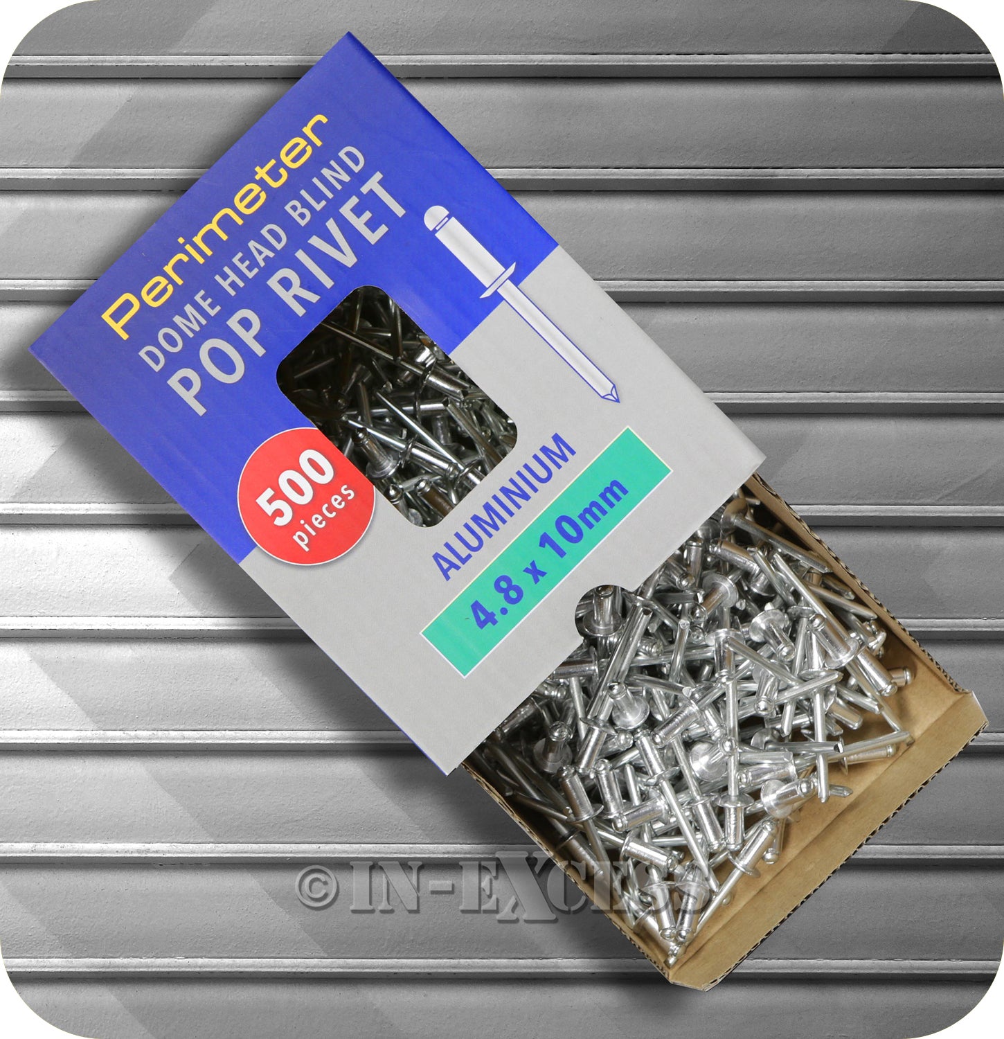 Perimeter Dome Head Aluminium Pop Blind Rivets Boxed - 4.8mm x 10mm