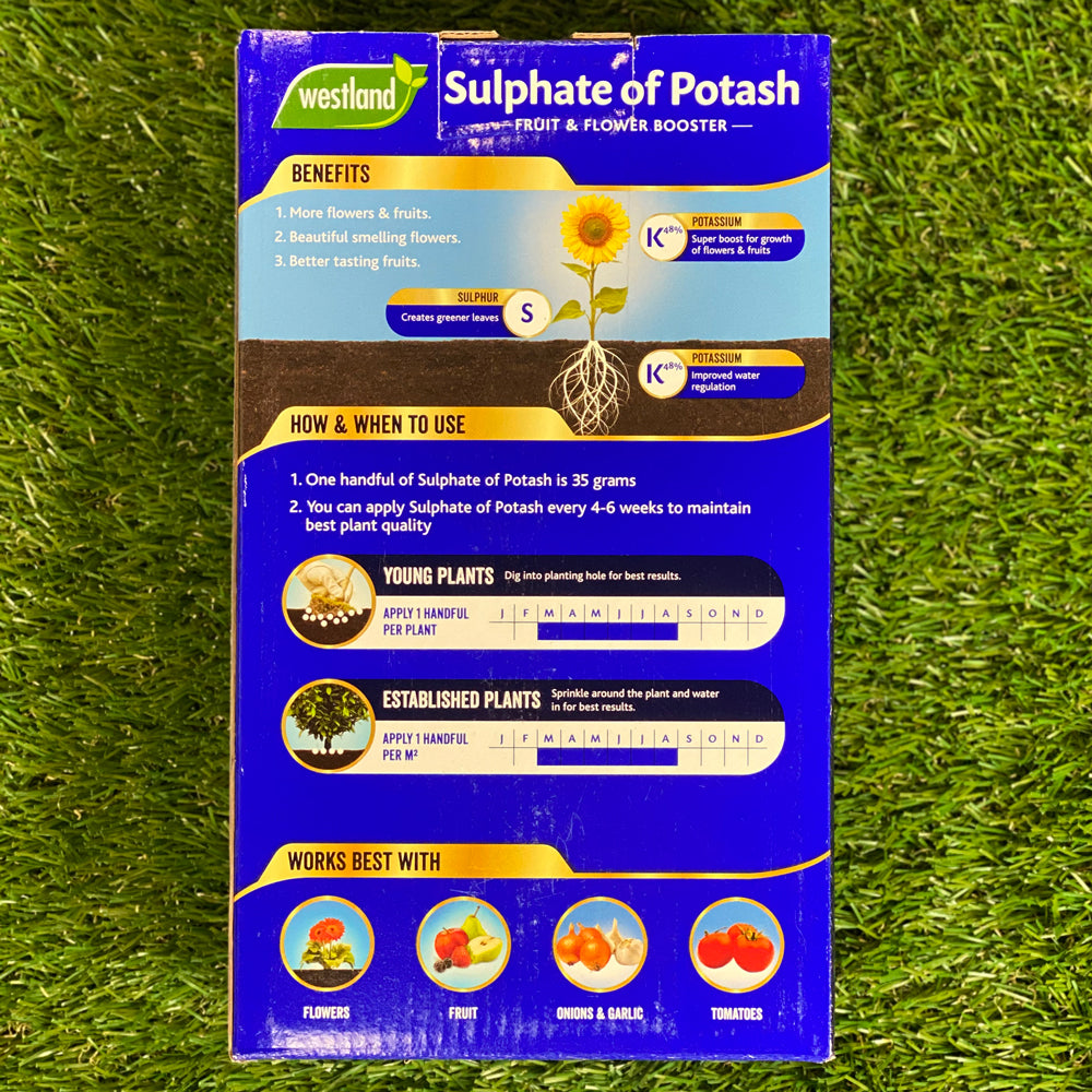 Westland Sulphate of Potash Fruit & Flower Booster - 1.5kg