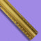 RAW Aluminium Carpet Strip Dual Grip Standard - Gold