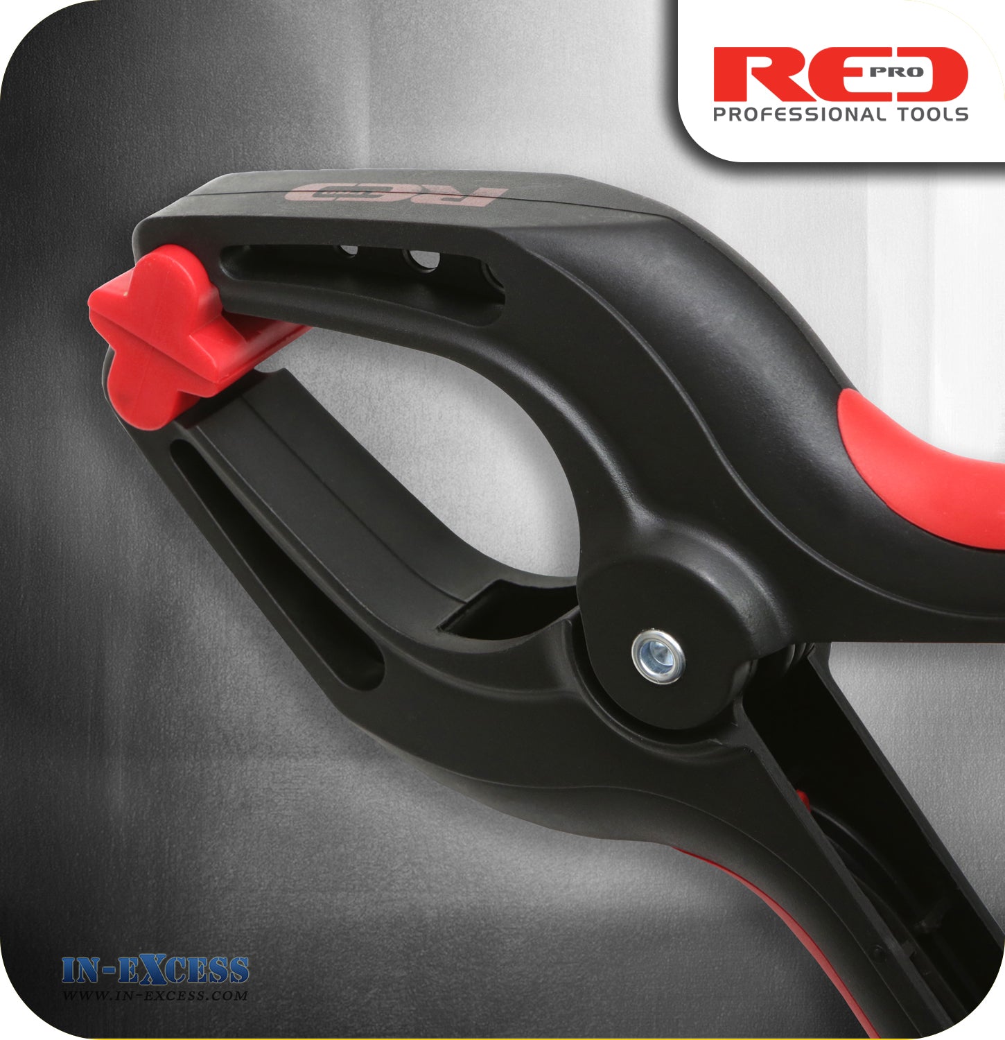 Red Pro Soft Grip Spring Release Clamps - 9" (228mm)