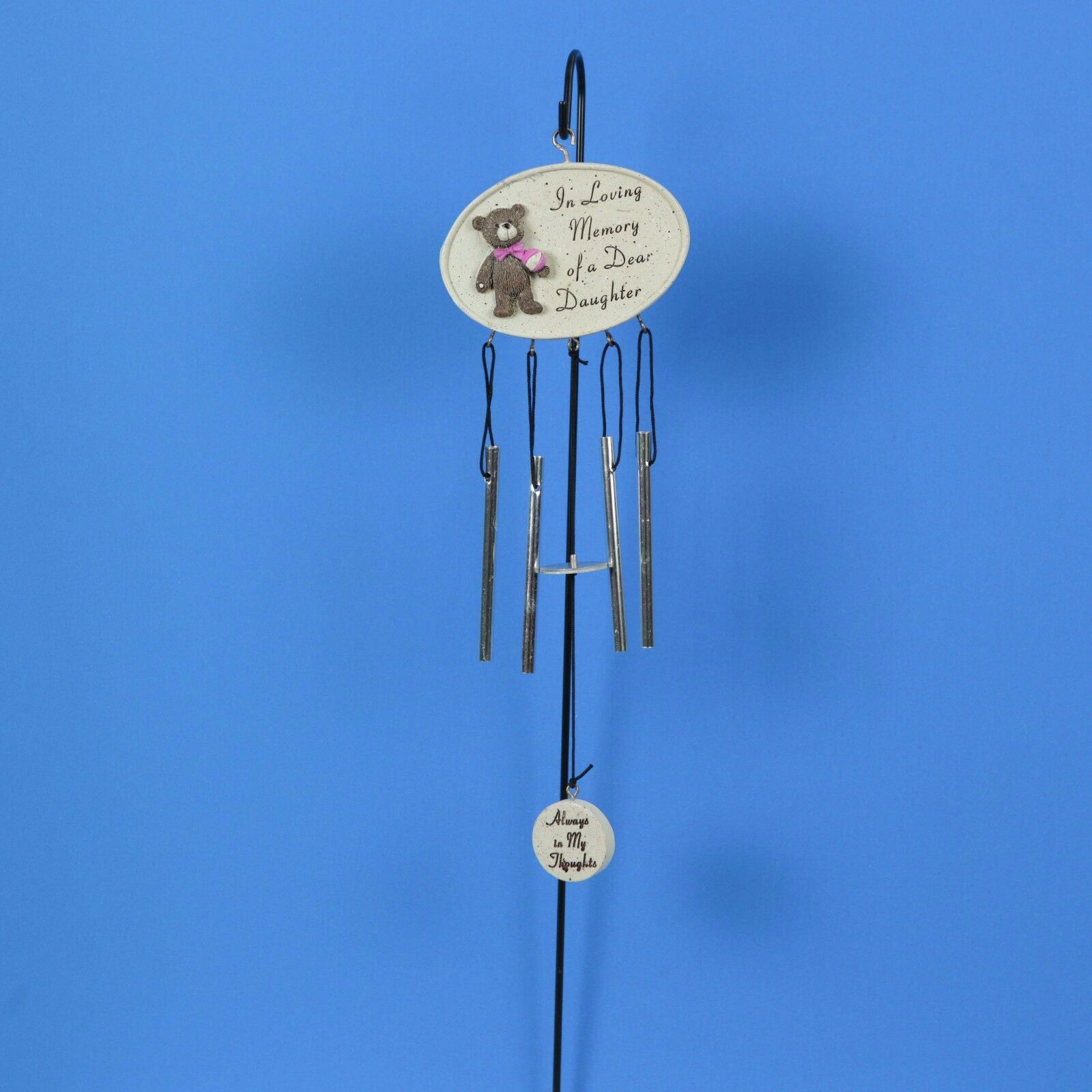 David Fischhoff Grave Memorial Wind Chime Stone Ornament  - Daughter