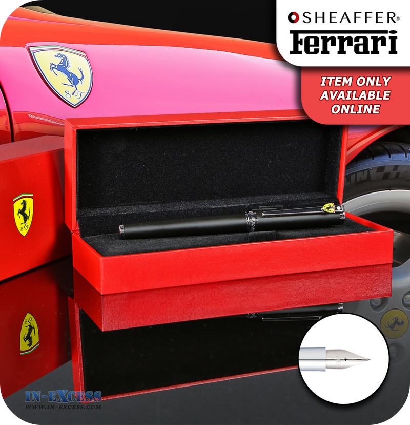 Sheaffer Ferrari Intensity Fountain Pen - Satin Black FE0952163