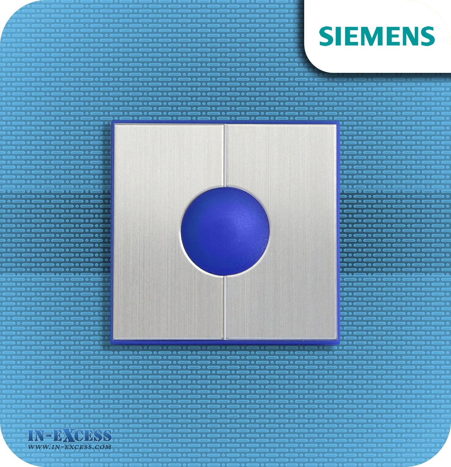 Siemens Bell Push Wirefree Stainless Steel Effect Doorbell - JSJS-110 (DCBP8)