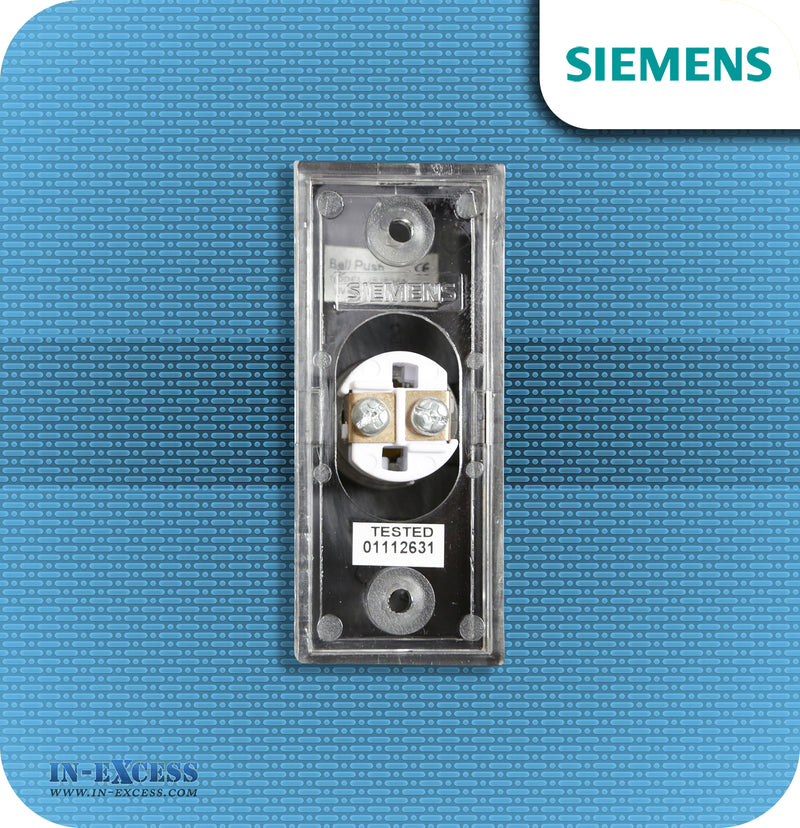 Siemens Backlit Black Wired Bell Push For Wired Door Chimes - JSJS-308 (DCW11)