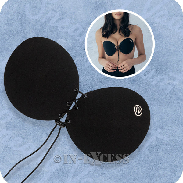 Sneaky Vaunt The Original Sticky Strapless Push Up Bra - Black