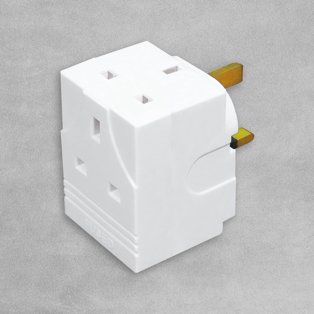 Status 3 Way Fused Plug Socket Adaptor