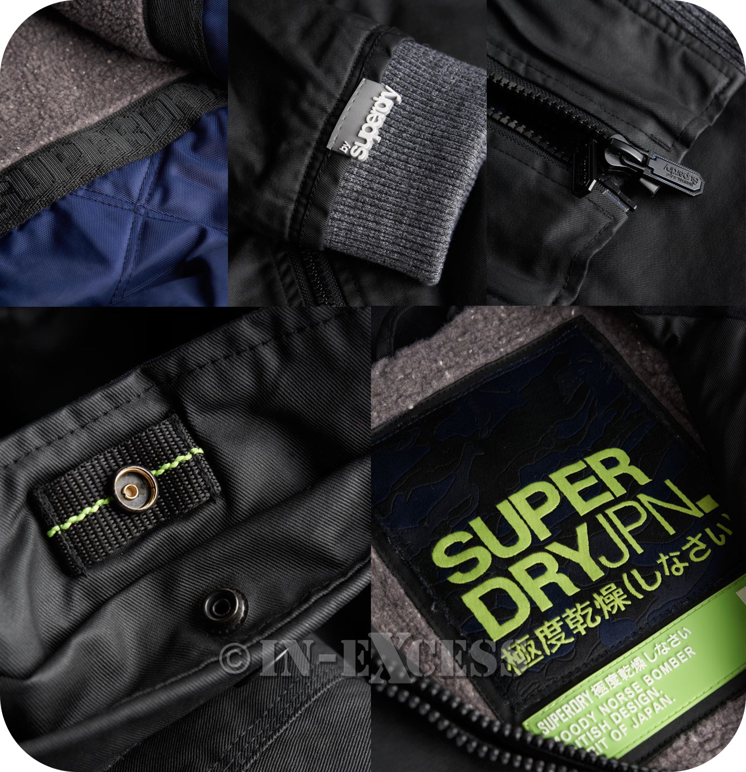 Superdry Genuine Men's Moody Norse Bomber Jacket & Coat With Double Collar