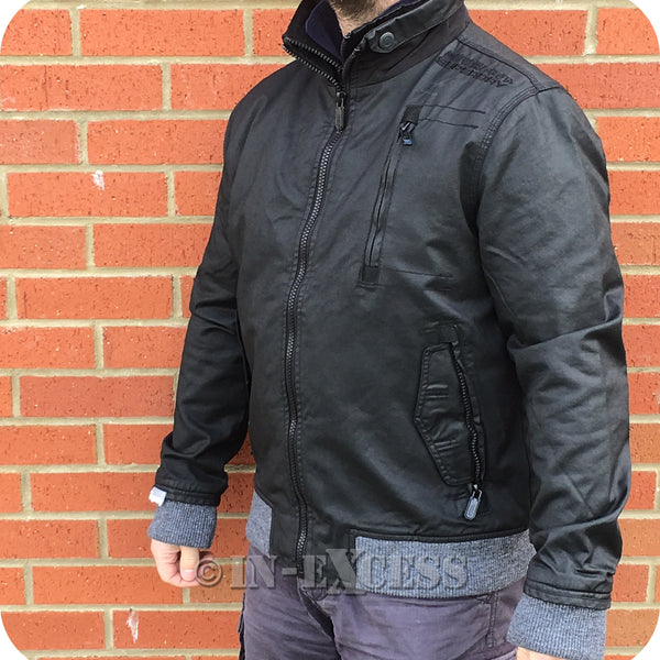 Superdry Genuine Men's Moody Norse Bomber Jacket Coat With Double Co