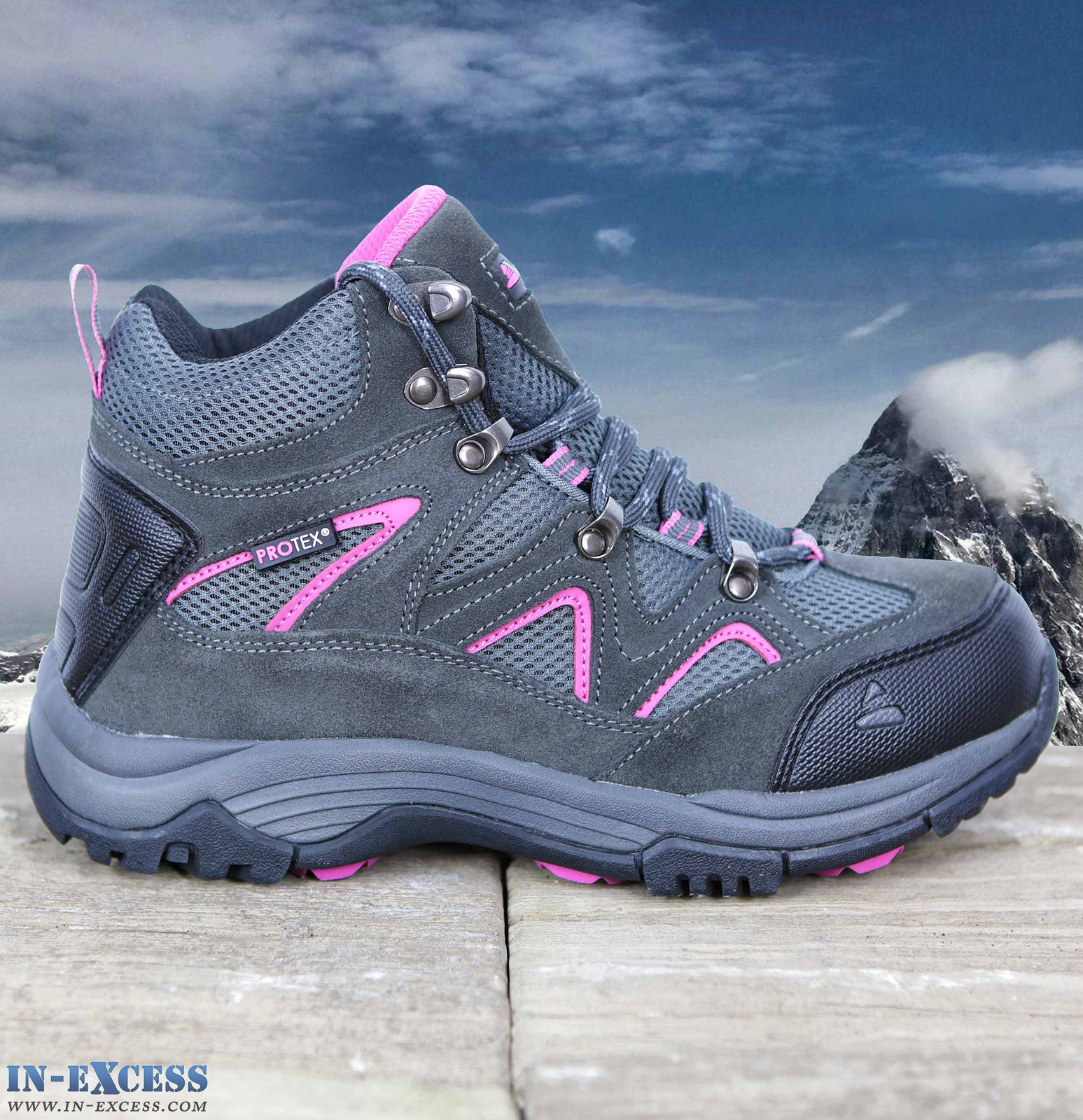 Vango Contour Women's Walking/Hiking Boots Waterproof Charcoal/Pink