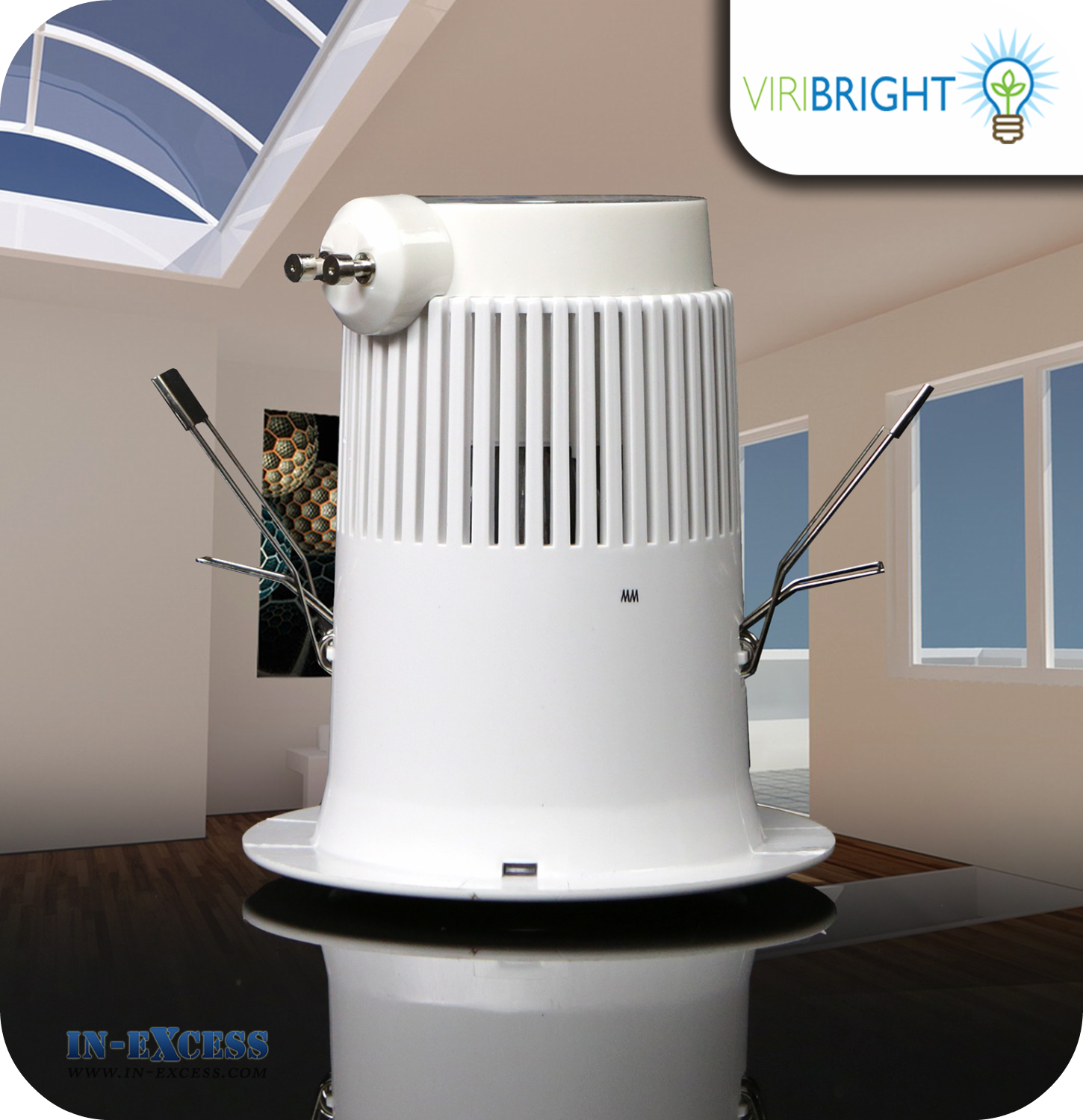 ViriBright LED Downlight 550lm GU10 - 8W