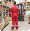 Walls FR Flame Resistant Boiler Work Wear Overalls - Red